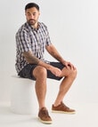 Kauri Trail Ripstop Cargo Short, Charcoal product photo View 03 S