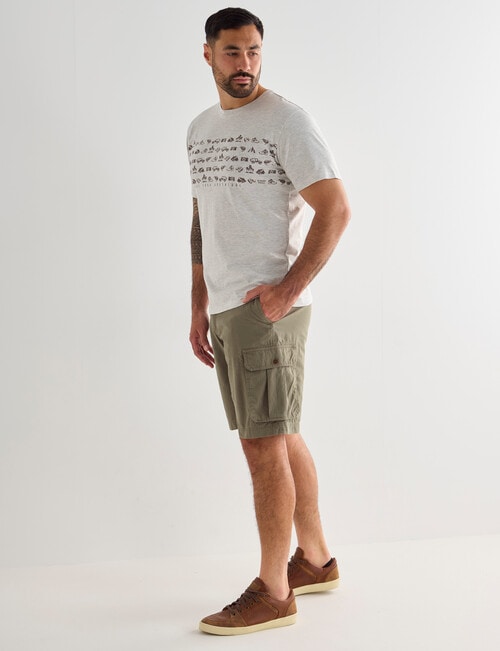 Kauri Trail Ripstop Cargo Short, Khaki product photo View 03 L