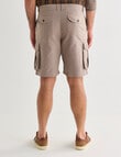 Kauri Trail Ripstop Cargo Short, Taupe product photo View 02 S