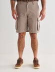 Kauri Trail Ripstop Cargo Short, Taupe product photo View 05 S