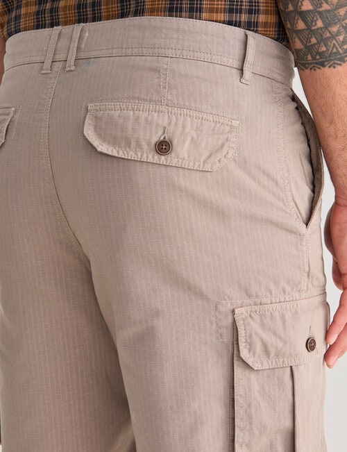 Kauri Trail Ripstop Cargo Short, Taupe product photo View 06 L