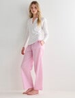 Mineral Sleep Stripe Pant, Pink product photo View 03 S