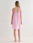 Mineral Sleep Stripe Nightie, Pink product photo View 02 S