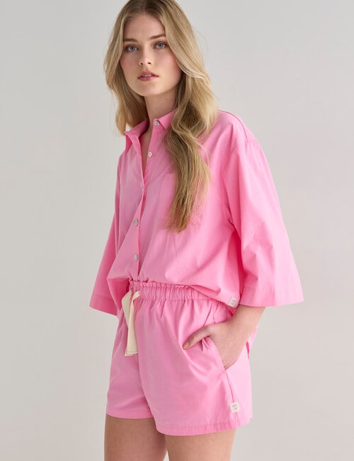 Mineral Sleep PJ Set, Pink product photo View 05 L