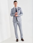 Laidlaw + Leeds Puppytooth Tailored Jacket, Light Blue product photo View 03 S