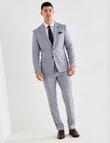 Laidlaw + Leeds Puppytooth Tailored Jacket, Light Blue product photo View 05 S