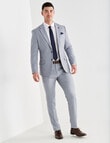 Laidlaw + Leeds Puppytooth Tailored Pant, Light Blue product photo View 03 S