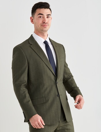 Laidlaw + Leeds Textured Tailored Jacket, Green product photo