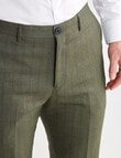 Laidlaw + Leeds Textured Tailored Pant, Green product photo View 04 S