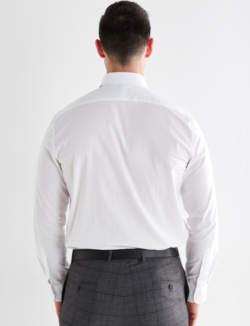 Laidlaw + Leeds Stretch Long Sleeve Shirt, White product photo View 02 L