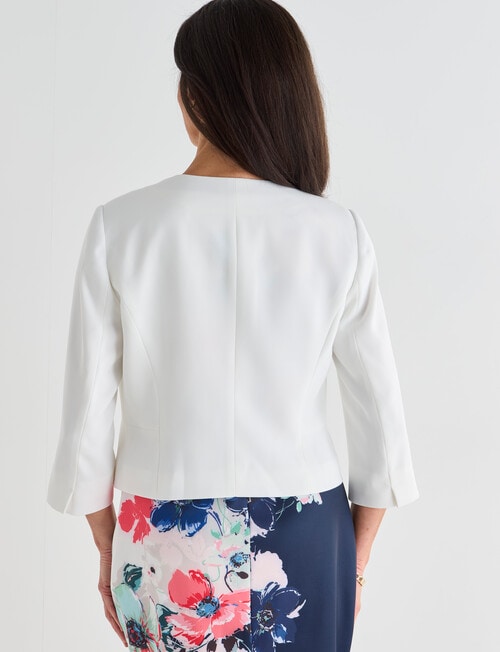 Ella J Bolero Jacket, Ivory product photo View 02 L