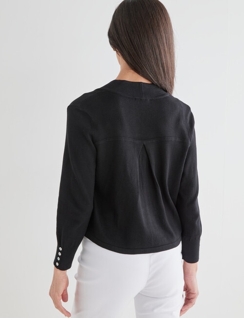 Ella J Bolero Cardigan, Black product photo View 02 L