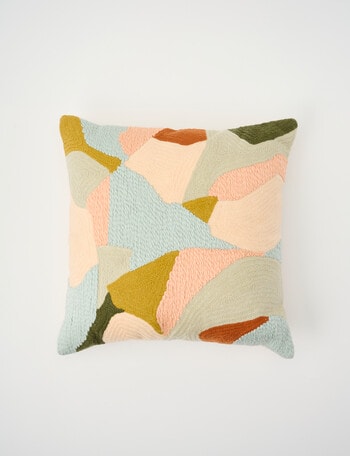 M&Co Barceloneta Embroidered Cushion product photo