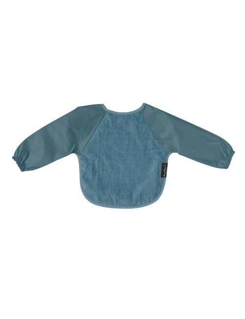 Mum 2 Mum Long Sleeve Wonder Bib, Denim Blue, 6-18m product photo