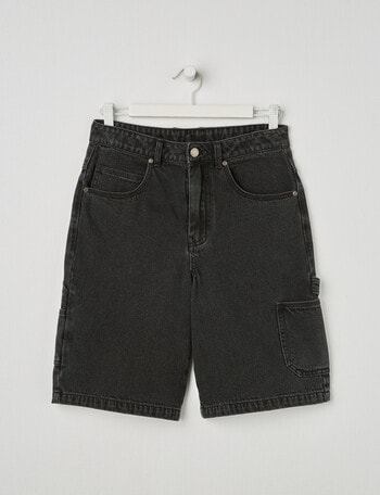 No Issue Denim Jort, Black product photo