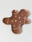 Christmas Shop Gingerbread Serve Platter, 28cm, Brown product photo View 03 S