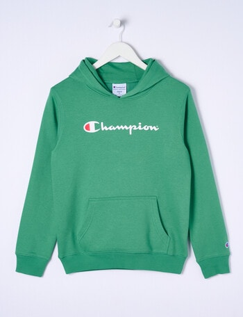Champion Script Hoodie, Emerald Sea product photo
