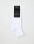 Ambra Lettuce Edge Crew Sock, White product photo View 02 S