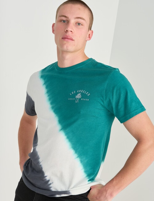 Tarnish Venice Tie dye Tee, Green product photo