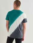 Tarnish Venice Tie dye Tee, Green product photo View 02 S