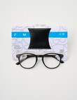 Zoom Reading Glasses, Flare Black product photo View 02 S