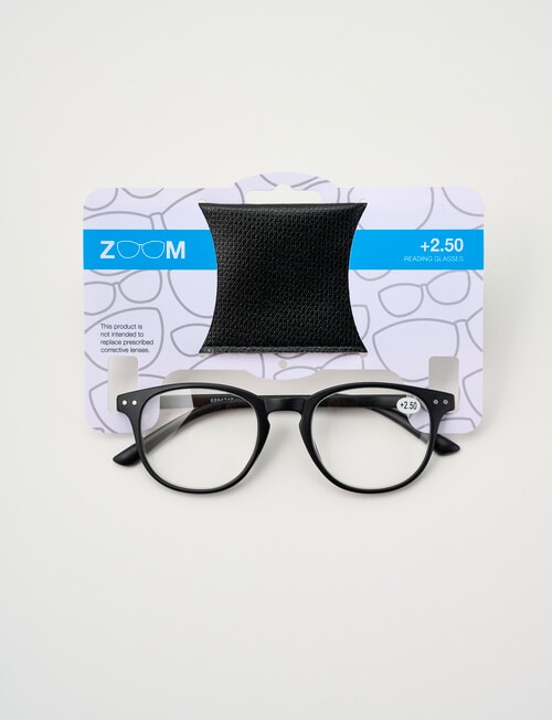 Zoom Reading Glasses, Flare Black product photo View 02 L