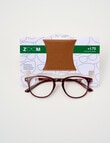 Zoom Reading Glasses, Flare Brown product photo View 02 S