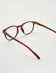 Zoom Reading Glasses, Flare Brown product photo View 05 S