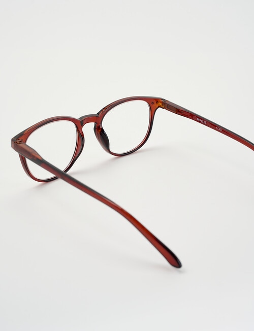 Zoom Reading Glasses, Flare Brown product photo View 05 L