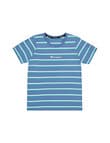 Champion Kids Stripe Tee, Antique Blue, White & Emerald product photo