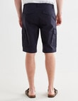 Tarnish Cargo Shorts, Navy product photo View 02 S