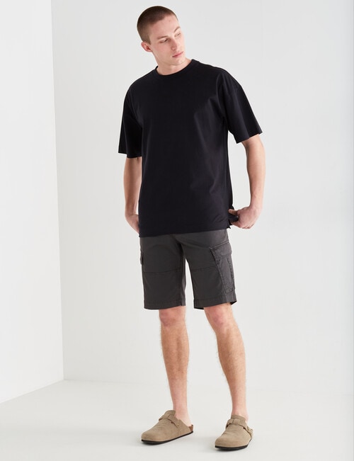 Tarnish Cargo Shorts, Charcoal product photo View 05 L