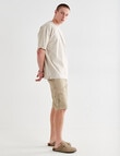 Tarnish Cargo Shorts, Sand product photo View 03 S