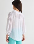 Ella J Ruffle Top, White product photo View 02 S