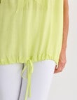 Ella J Drawstring Top, Citron product photo View 04 S