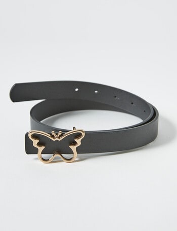 Mac & Ellie Butterfly Belt, Black product photo