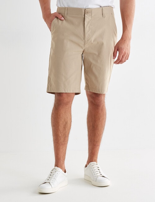 Gasoline Tech Chino Shorts, Tan product photo