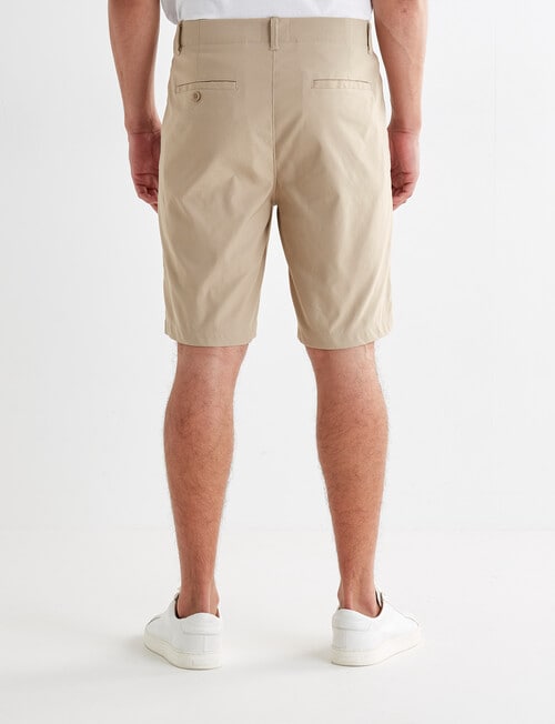 Gasoline Tech Chino Shorts, Tan product photo View 02 L