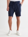 Gasoline Linen Shorts, Slate product photo View 05 S