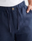 Gasoline Linen Shorts, Slate product photo View 04 S