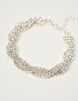 Harlow Radiant Sparkle Twist Bracelet, Imitation Silver product photo View 02 S