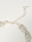 Harlow Radiant Sparkle Twist Bracelet, Imitation Silver product photo View 04 S