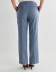 Oliver Black Straight Leg Reg Length Pant, Navy Cross Hatch product photo View 02 S