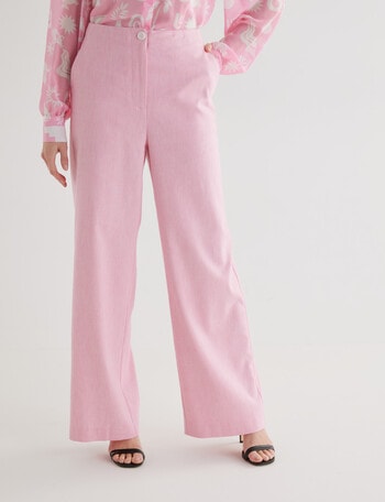 Whistle Straight Leg Reg Length City Pant, Soft Pink product photo