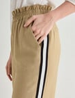 Whistle Sport Stripe Regular Length Jog Pant, Camel product photo View 04 S