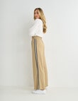 Whistle Sport Stripe Regular Length Jog Pant, Camel product photo View 07 S