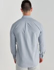 L+L Solid Oxford Shirt, Dusty Blue product photo View 02 S