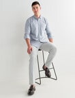 L+L Solid Oxford Shirt, Dusty Blue product photo View 03 S