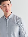 L+L Solid Oxford Shirt, Dusty Blue product photo View 04 S