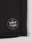 Wavetribe Rash Short, Black product photo View 02 S